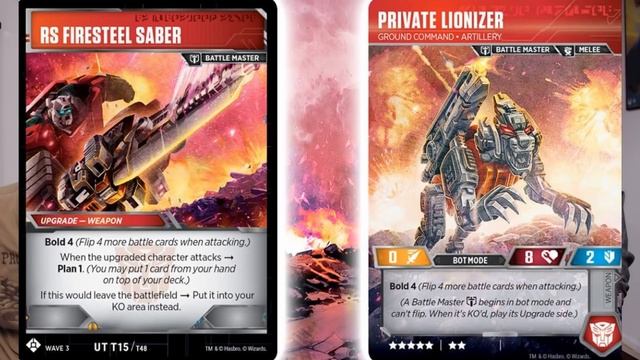 Transformers Trading Card Game TCG - Wave 3 Siege I - Card Reveal: PRIVATE LIONIZER смотреть онлайн