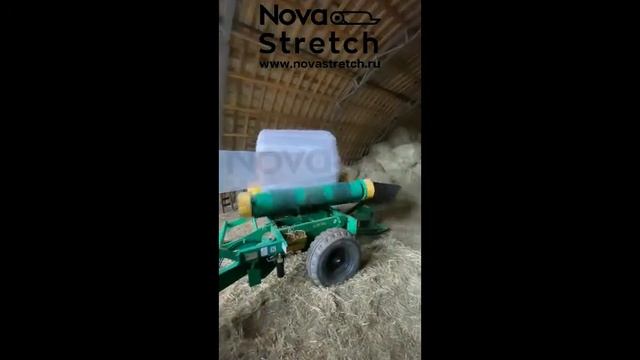 Агрострейч (сенажная пленка) — процесс обмотки сенажа перед длительным хранением. «НОВАСТРЕЙЧ» смотреть онлайн