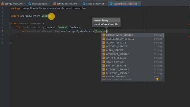 Check Internet Connection in an android project| Kotlin Language смотреть онлайн