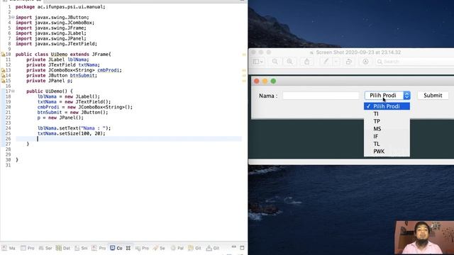 1. Menyusun UI Secara Manual pada Java Desktop dengan Menggunakan Swing смотреть онлайн