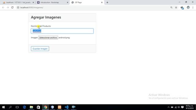 Como cargar y guardar imagenes en una carpeta con Java Web MVC y MySQL смотреть онлайн