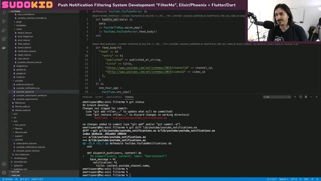 Elixir/Dart FilterMe Development - Day 2 on YouTube смотреть онлайн