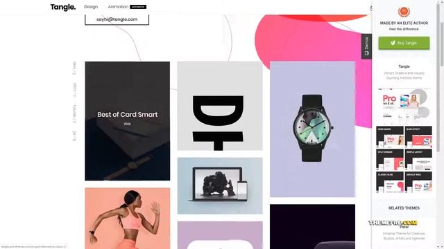 Tangle - Portfolio WordPress Agency Modern Studio Kumakura