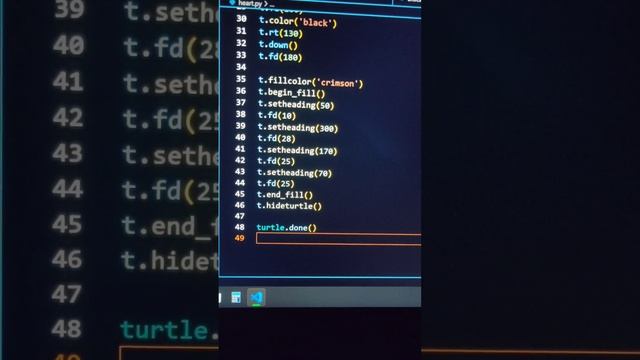 Make a Heart with Arrow using Python | Turtle | NIIN KM смотреть онлайн