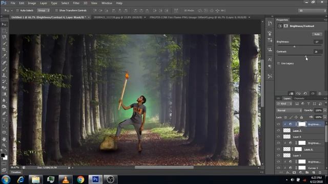 A Boy in Forest Photo Manipulation | Photoshop Tutorial CC | Pix Club смотреть онлайн