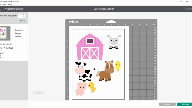 PRINT AND CUT CON CRICUT JOY, CRICUT EXPLORE, CRICUT MAKER CAKE TOPPER 2021