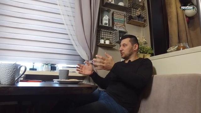 Как Валера сменил пол... на кухне! / Aquafloor - 100% влагостойкое покрытие!