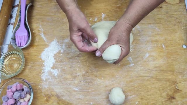 Рецепт Пышных Булочек\ Булочки с Карамелью и Мамины Лепешки с Сахаром смотреть онлайн