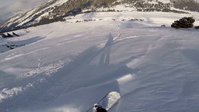Karakol Ski Resort. Freeride snowboarding. смотреть онлайн