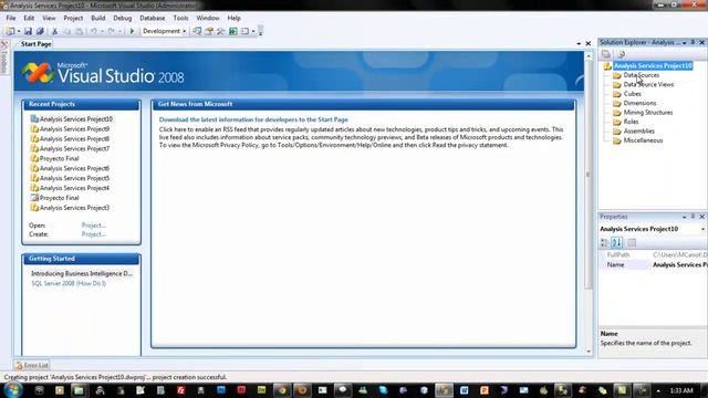Business Intelligence Development Studio - MIS смотреть онлайн