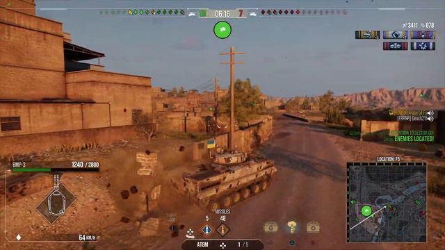 World of Tanks || BMP-3 on Dezful - Platoon Gameplay смотреть онлайн