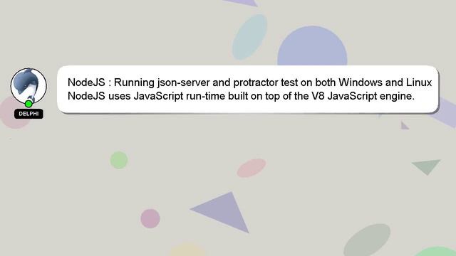 NodeJS : Running json-server and protractor test on both Windows and Linux смотреть онлайн