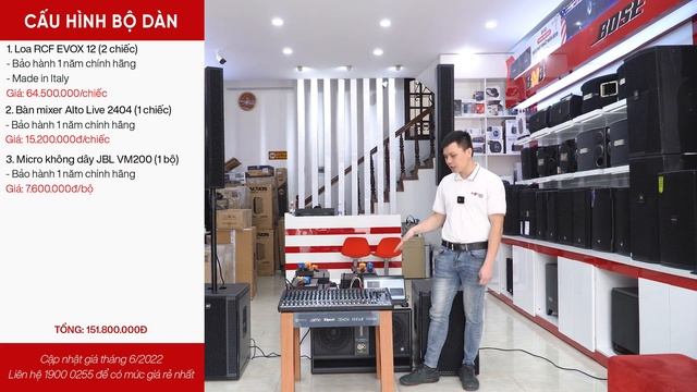 Loa RCF EVOX 12 Made in ITALY // Âm Thanh Khủng Đến Mức Nào Khiến Khách Hàng Phải Săn Đón ??? смотреть онлайн