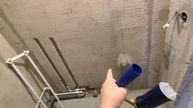Установка смесителя Grohe в стену для мойки с отдельным рычагом для открывания воды. смотреть онлайн