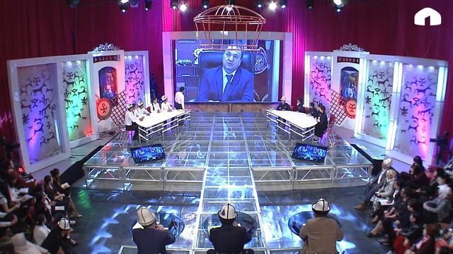 Шер баян - Манас баяны топторуна Мелис Турганбаевден суроо смотреть онлайн