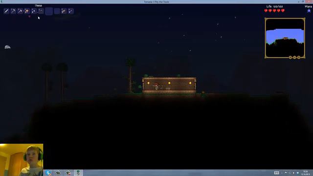 Fighting monsters - Terraria 3 смотреть онлайн