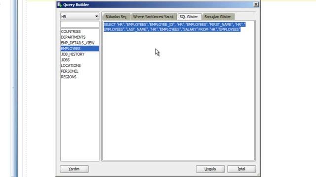 Oracle Query Builder смотреть онлайн