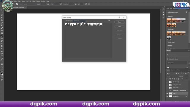 How to Load Brush in Photoshop | How to import brushes in Photoshop | Install Brushes in Photoshop смотреть онлайн