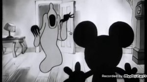 Мики Маус чёрно белый микс