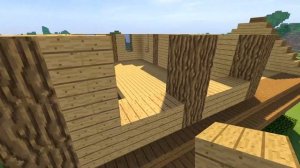 Деревянный дом для выживания в Майнкрафт - Как построить дом Minecraft