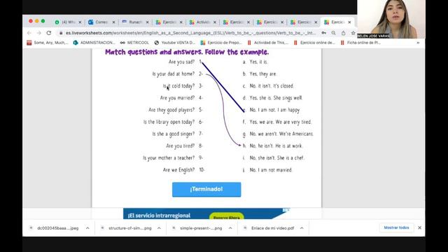 ENGLISH CLASS VERB TO BE IN QUESTION ‐ смотреть онлайн