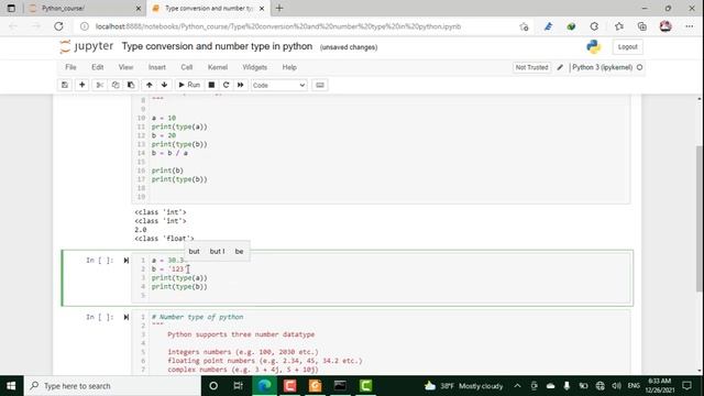 13 - Python type conversion & number type смотреть онлайн