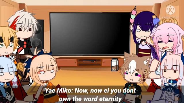 | Inazuma Characters React to Zhongli/The Geo Archon | Genshin Impact | смотреть онлайн