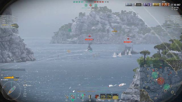 Napoli: Suprise for Enemy Goliath (World Of Warships Ranked Battle) смотреть онлайн