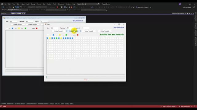 [C#] Demo Async Parallel Foreach and For in Winform | Laptrinhvb.net смотреть онлайн