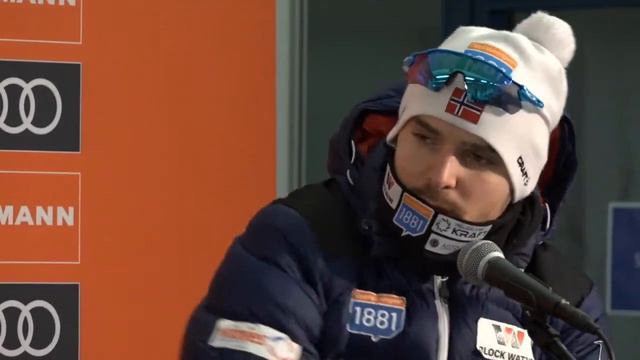 Press Conference: Nordic Combined, Team Sprint cross-country 2 x 7,5 km смотреть онлайн