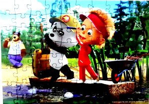 Маша и Медведь - собираем пазлы для малышей | Видео Для Детей | Мультики с игрушками