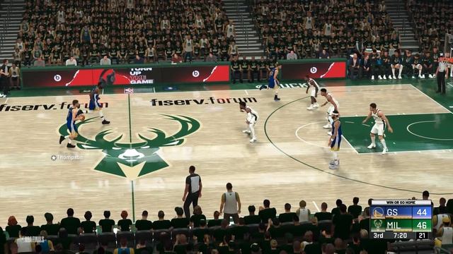 NBA 2K20 Gameplay - Golden State Warriors Vs Milwaukee Bucks Game 7 NBA Finals – NBA 2K20 PS4