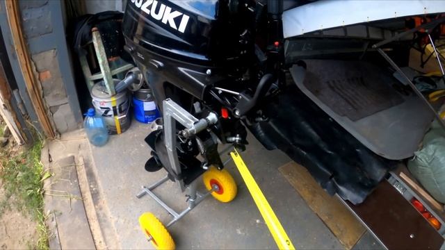 Тележка для лодочного мотора своими руками. смотреть онлайн