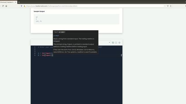 Python Math - Mod DivMod смотреть онлайн