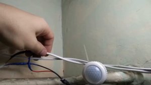 датчик движения подключение.
