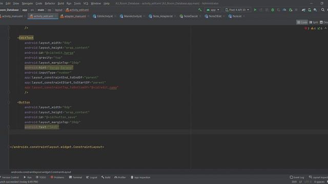 Tutorial CRUD Room Database Kotlin, Android Studio смотреть онлайн