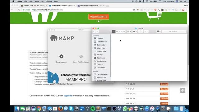 PHP 7 For Beginners Lesson 1: Installing a Webserver and Text Editor 2017 English смотреть онлайн