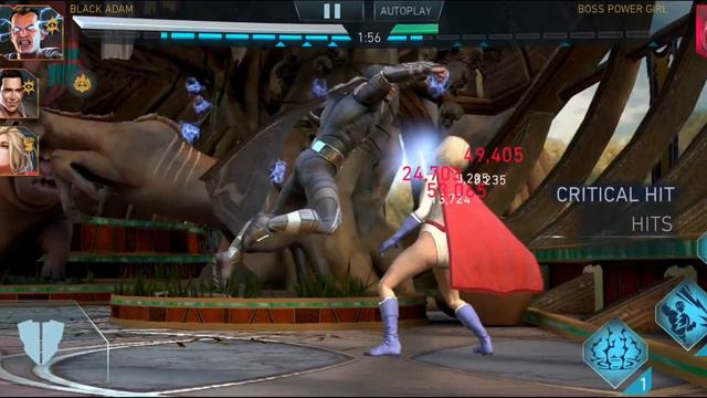 Injustice 2 Mobile - SOLO RAID - HEROIC 6 BOSS POWER GIRL - 5 PIPS смотреть онлайн