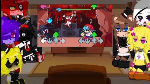 FNIA 3d react to Accelerant Hank [Funked]|Misoon_Kun| reuploaded