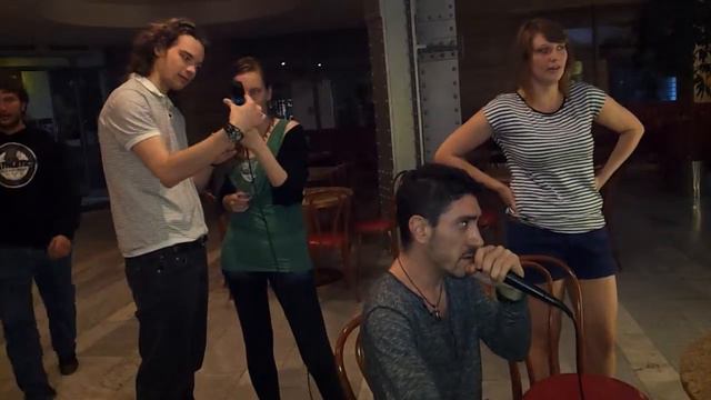 Brno : 1st Karaoke in savoy + Dancing evening, last song "con te partiro'" смотреть онлайн