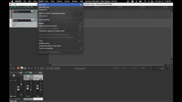 Fast Tutorial for Electronic Music in REAPER
