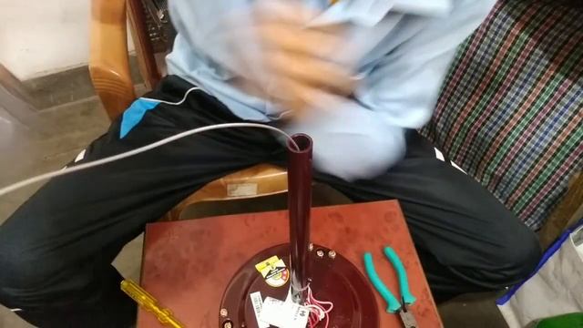 How To Mount Safety Wire In Ceiling Fan/ Ceiling Fan में Safety Wire कैसे लगाते हैं।