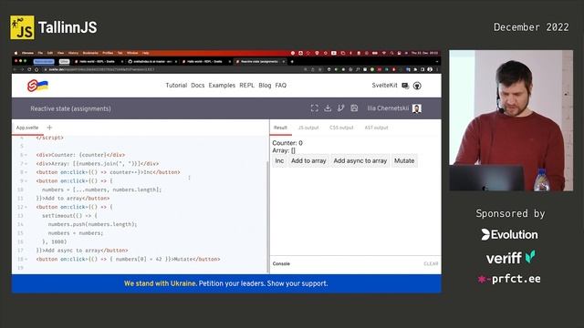 How Svelte works for Reactaholics // TallinnJS 8 смотреть онлайн