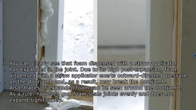 Differences between straw and gun PU foam смотреть онлайн
