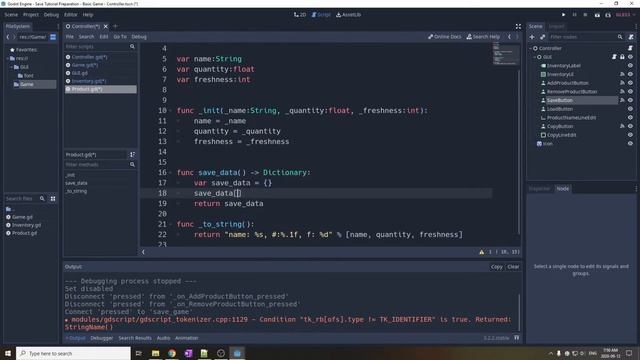 How to structure, save and load your data in Godot using GDScript and JSON for more complex games. смотреть онлайн