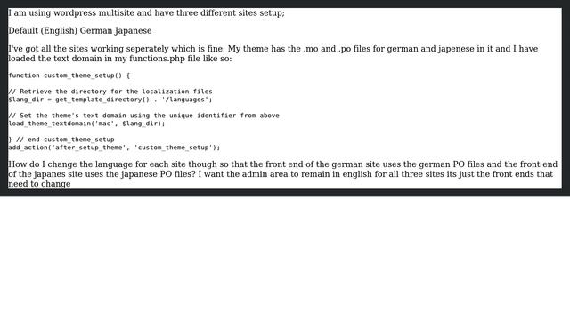 Wordpress: Change language for each website using multisite смотреть онлайн