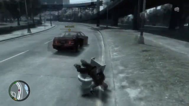 Funny scenarios on Grand theft auto 4 free roam #1 смотреть онлайн