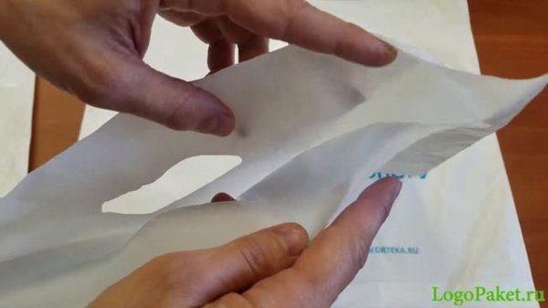 Обзор Пакетов ПНД с усиленными вырубными ручками от производителя LogoPaket.ru