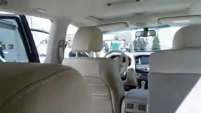 Третий ряд в салоне Infiniti JX смотреть онлайн