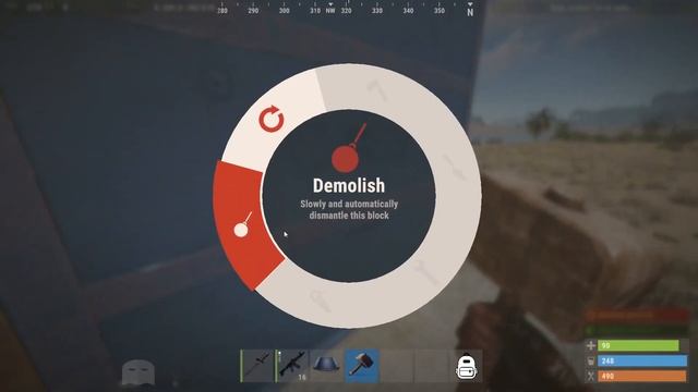 Убрать стену в rust, сломать стену rust, удалить стену, снести свою стену в rust смотреть онлайн